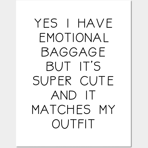 Emotional Baggage Wall Art by ApricotBirch